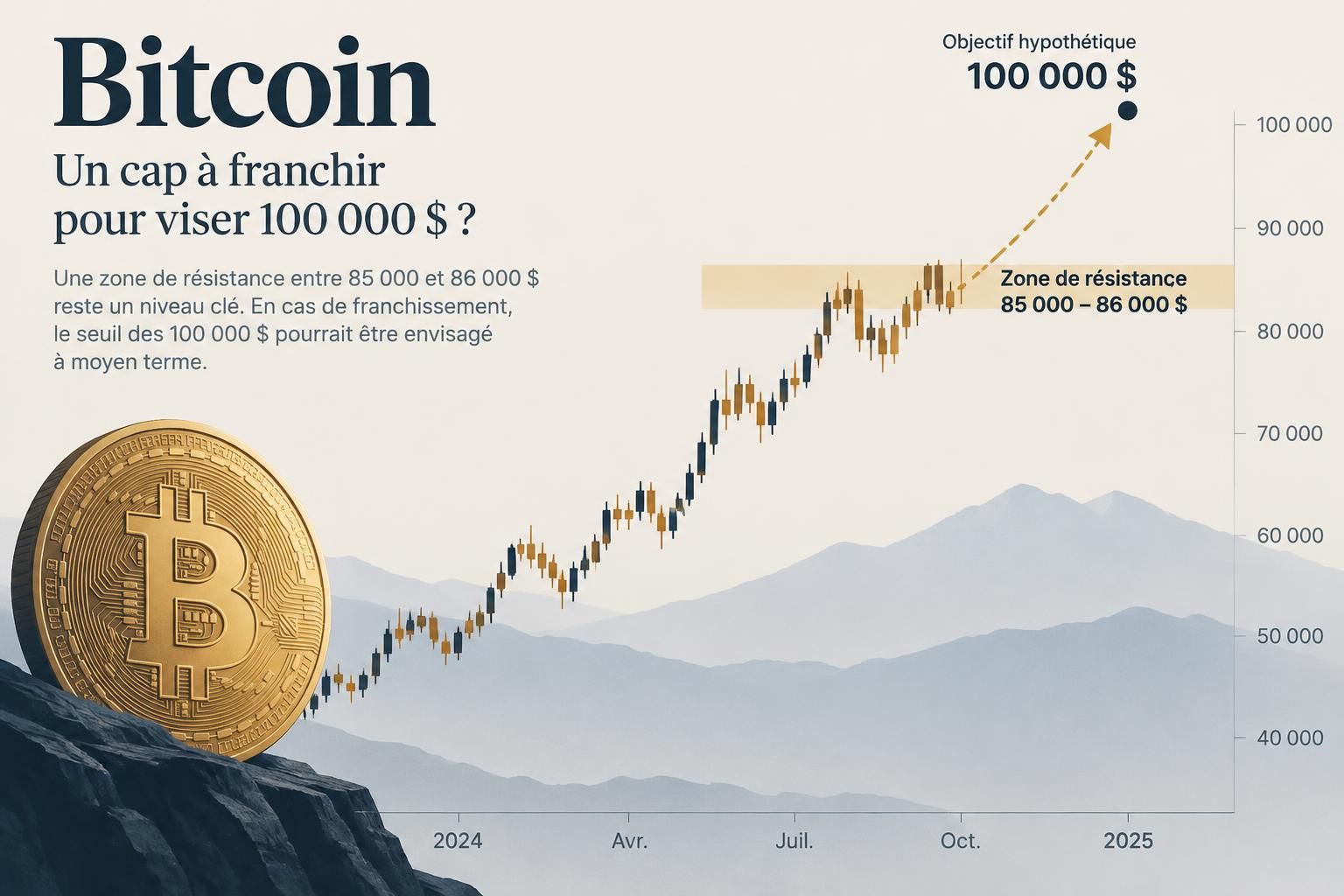 selon un analyste renommé, le bitcoin pourrait viser les 100 000 $ s’il franchit le seuil des 86 000 $.