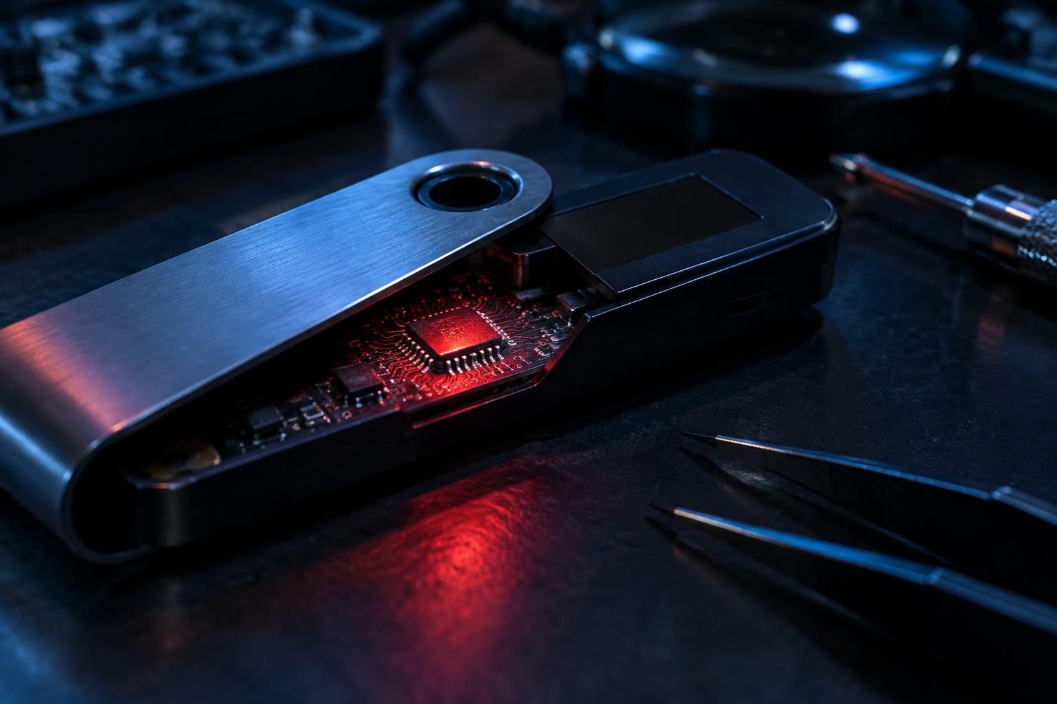 Une attaque inédite vise les clés crypto de Ledger en exploitant une puce cachée sous l’écran