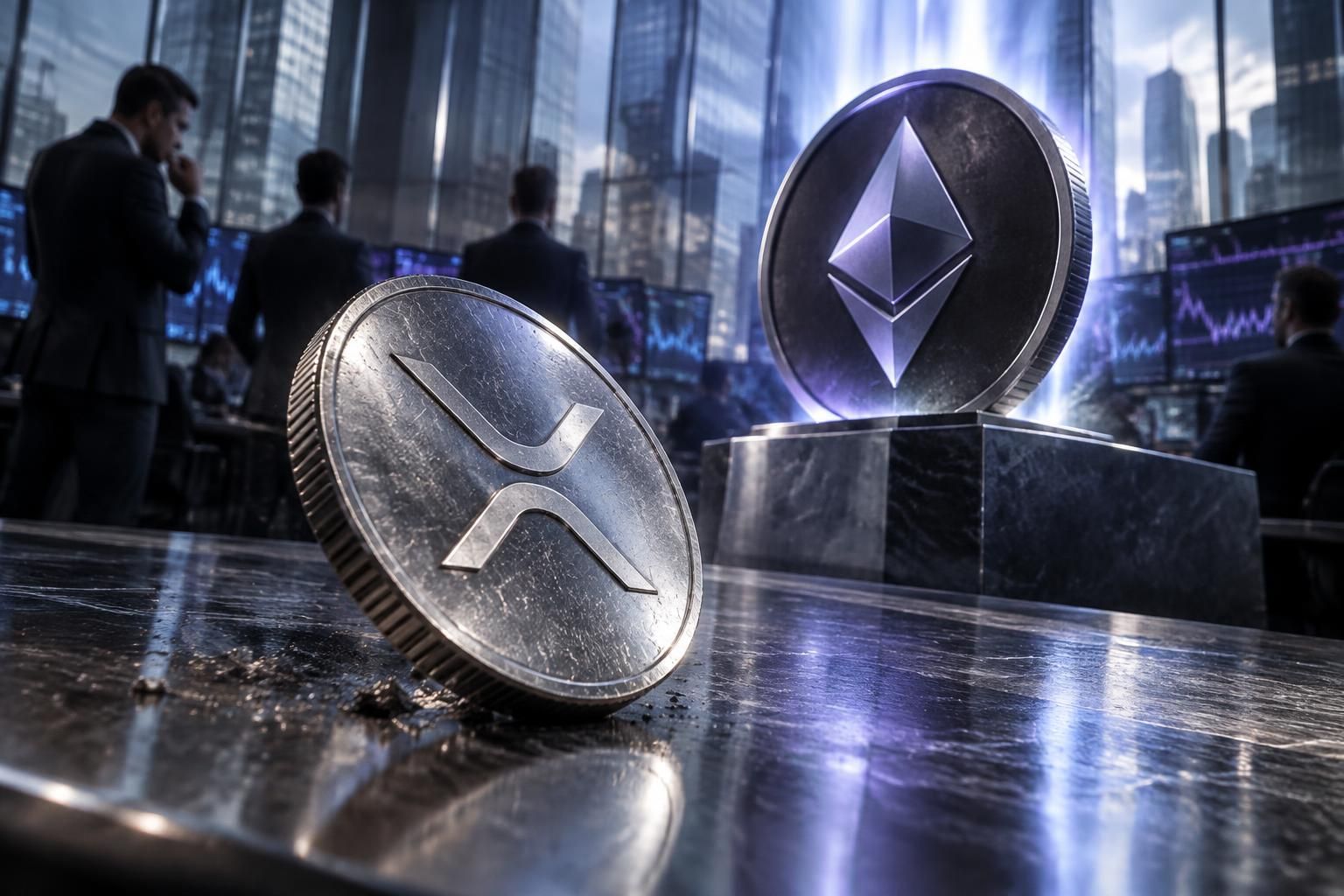 XRP, la « monnaie des banquiers » sous pression : Ethereum bouscule sa réputation